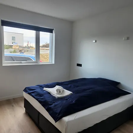 Modern Med Fin Utsikt Fra Terrassen Daire *